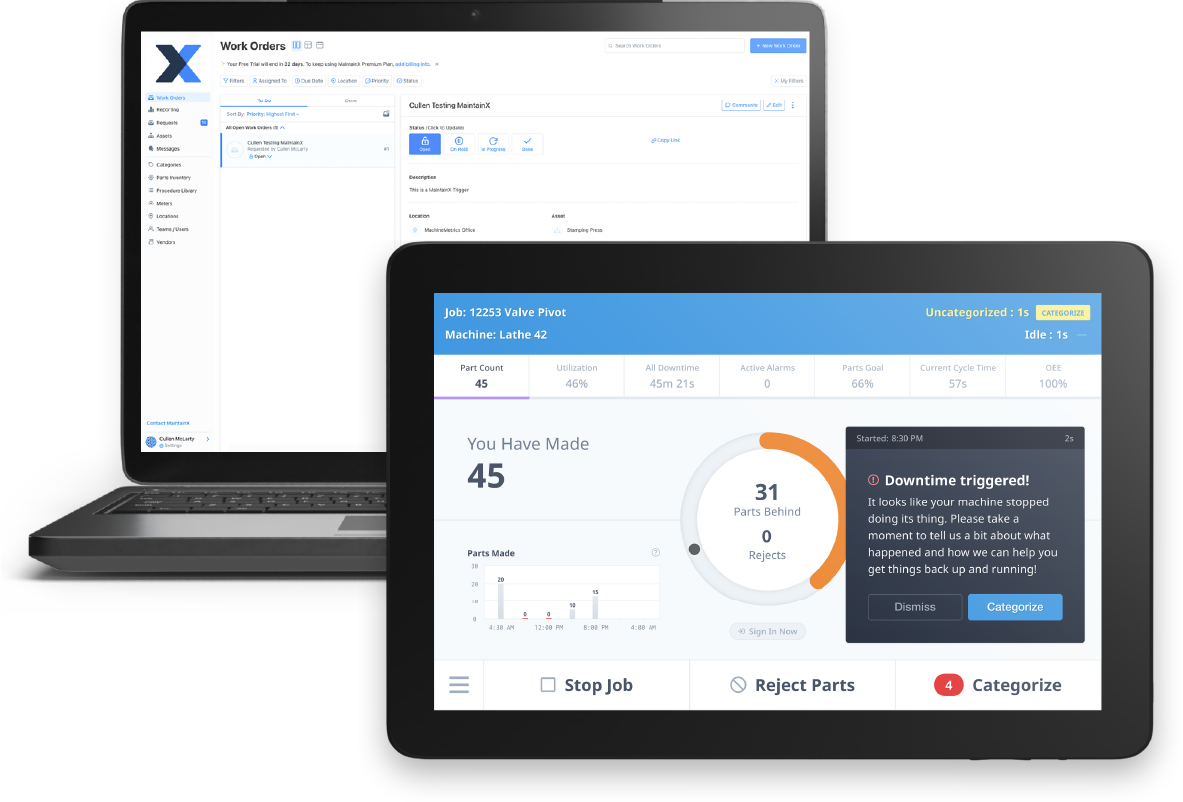 MaintainX Integration | MachineMetrics